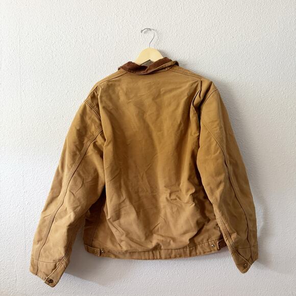 Vintage Carhartt Detroit Jacket Tan 48 Tall - Picture 4 of 5